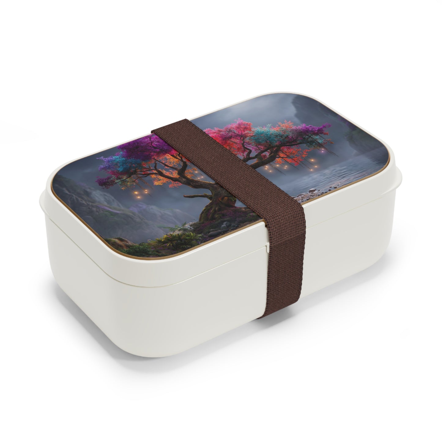 Prismatic Moon Tree Bento Box – Rainbow Canopy & Lanterns Lunch Container