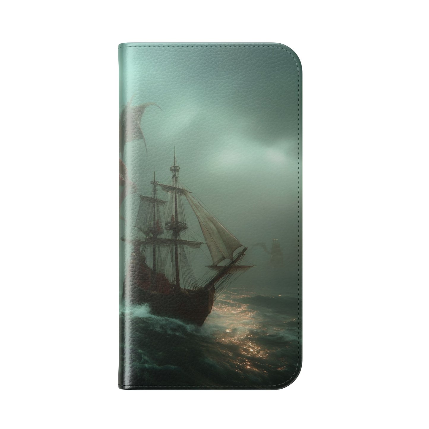 Leviathan Dragon Flip Cases – Crimson Sentinel at Sea