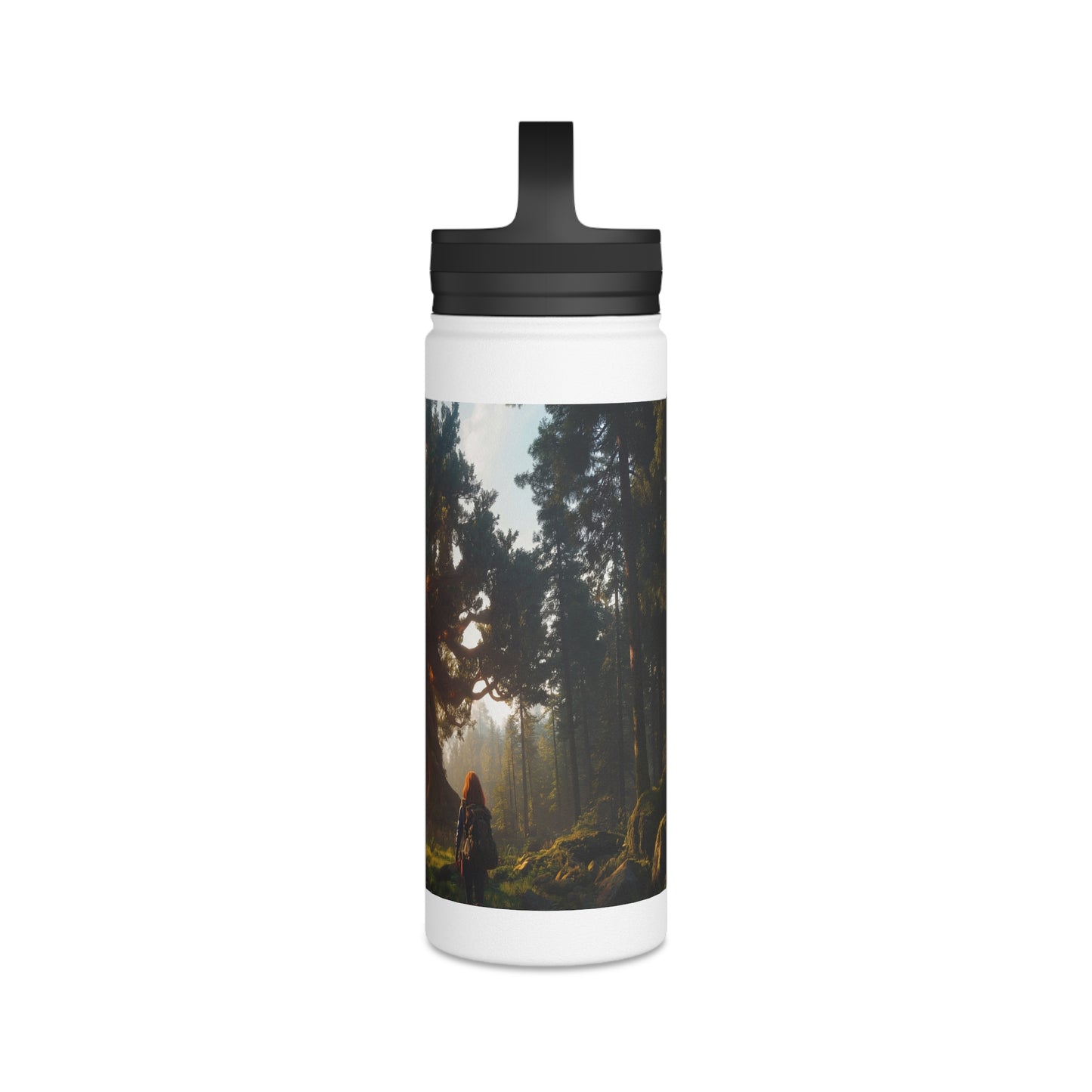 Ancient Treehouse Door Water Bottle – Whispering Grove Guardian