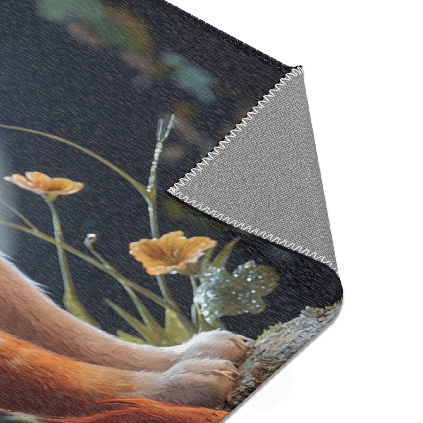 Moonlit Dragon Cat Area Rug – Whispers of the Celestial Guardian