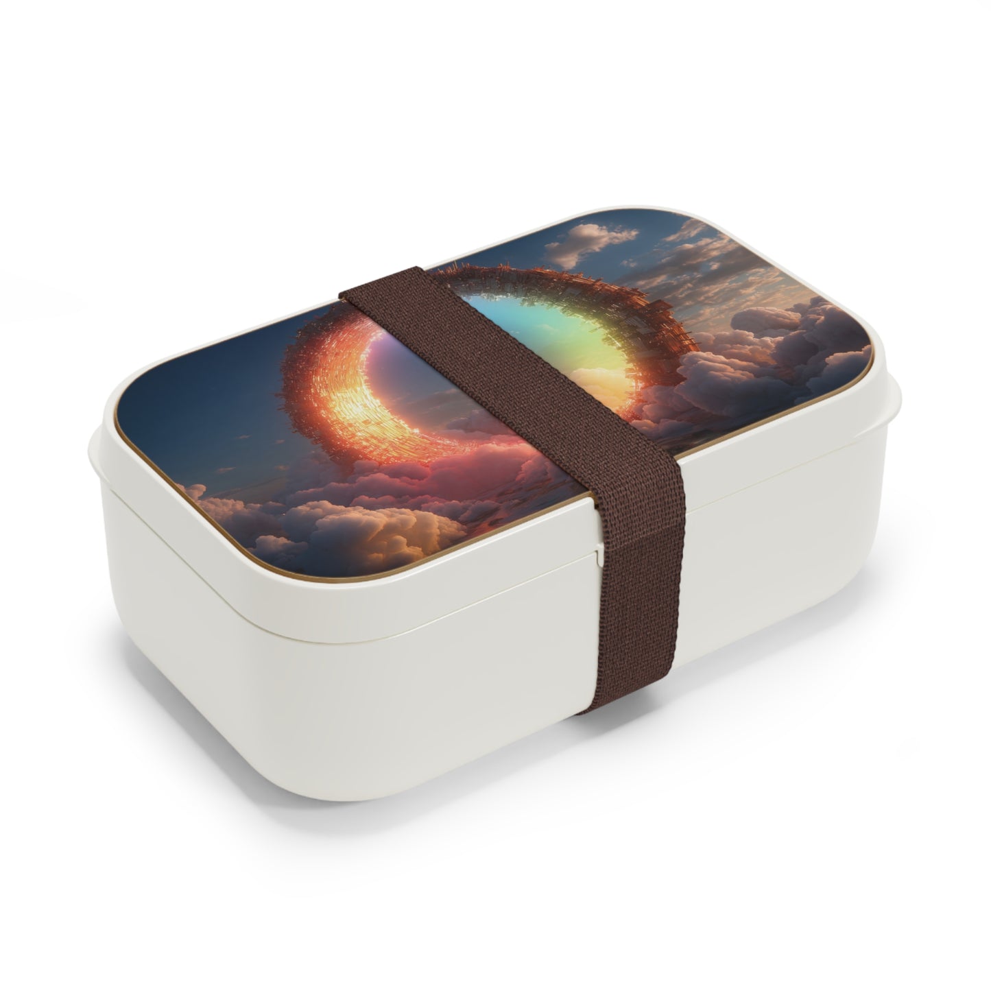 Celestial Vortex Bento Lunch Box – Indigo Cloud Dreamscape