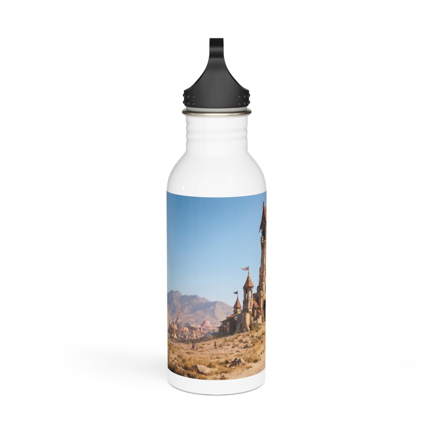 Desert Citadel Water Bottle – Sunlit Gateway to a Forgotten Realm