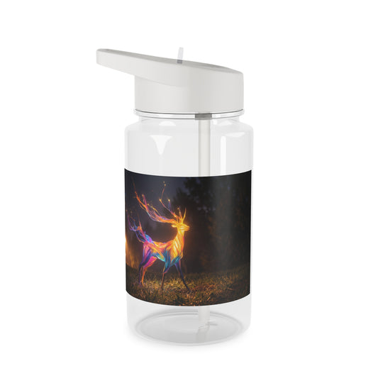 Aurora Stag Tritan Water Bottle – Prism Light Forest Guardian