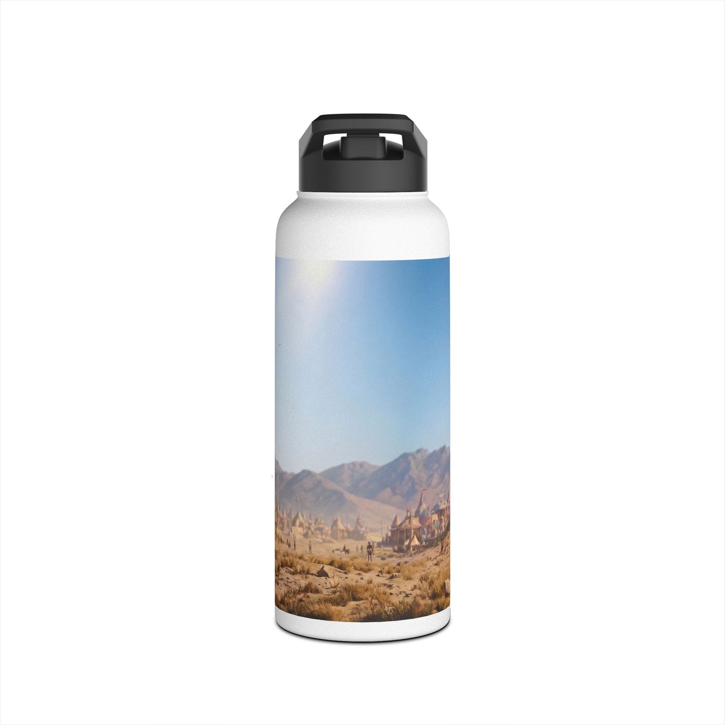 Desert Citadel Water Bottle – Sunlit Ruins of the Forgotten Kingdom