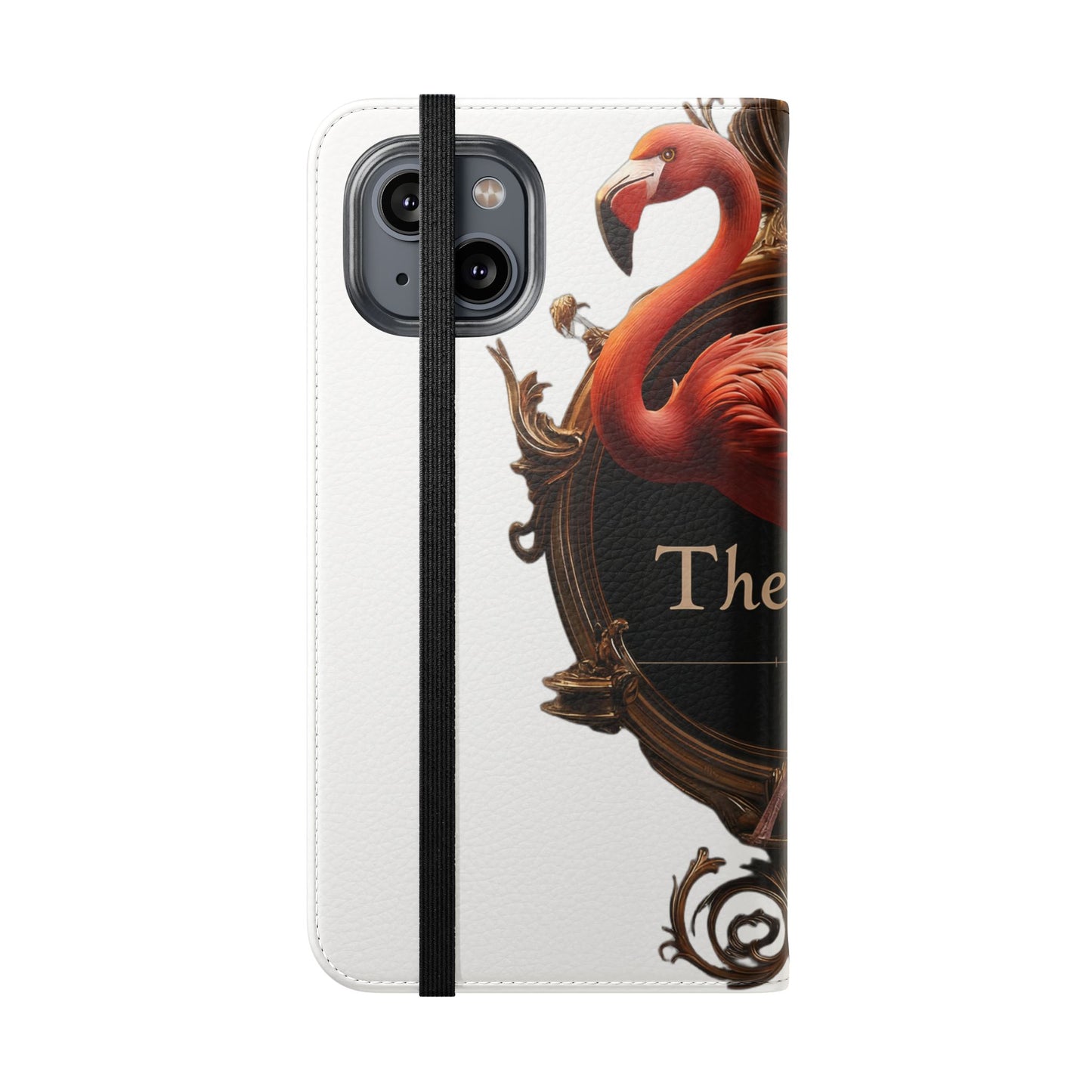 The Ritz Flamingo Flip Cases – Gilded Ornate Frame Art Design