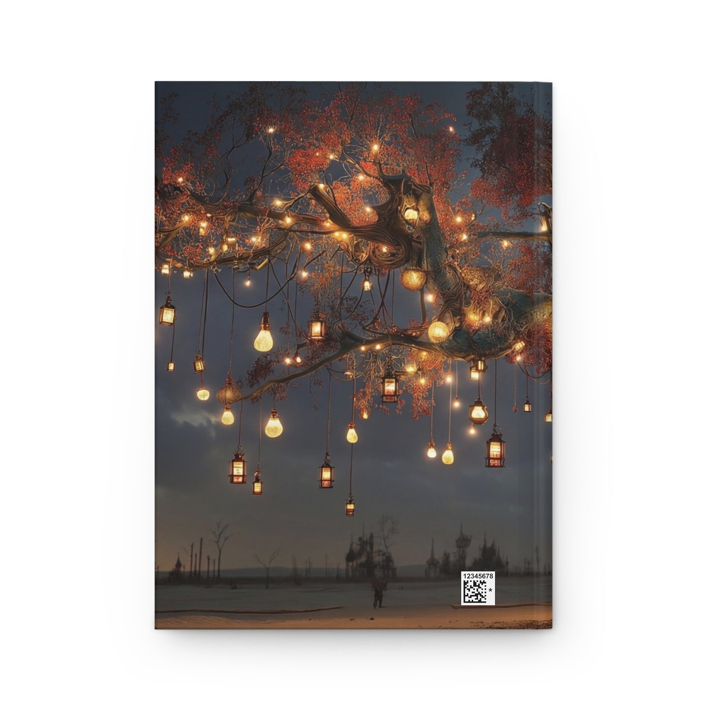 Luminous Wisp Tree Hardcover Journal Matte – Desert Night Sanctuary