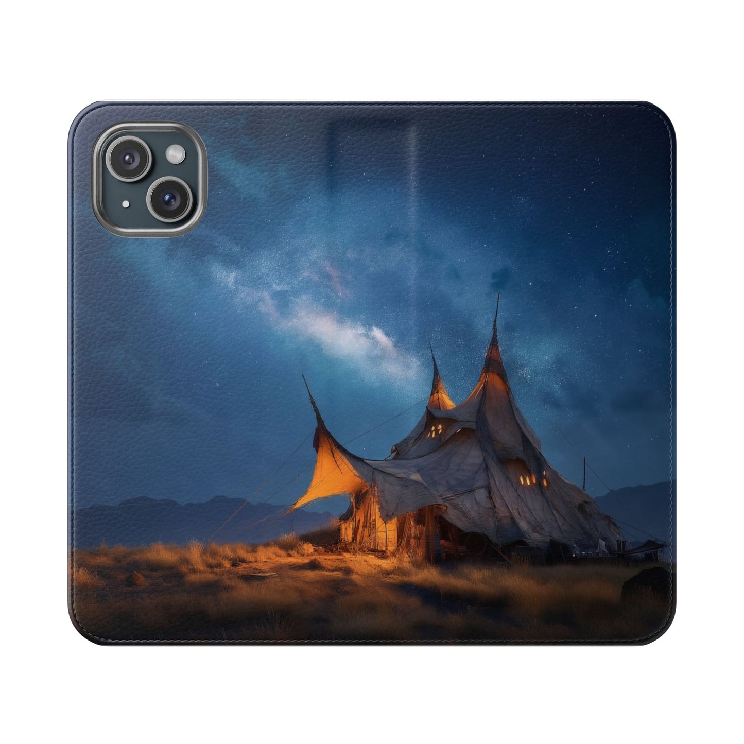 Stardust Nomad Tent Flip Cases – Milky Way Caravan Canvas
