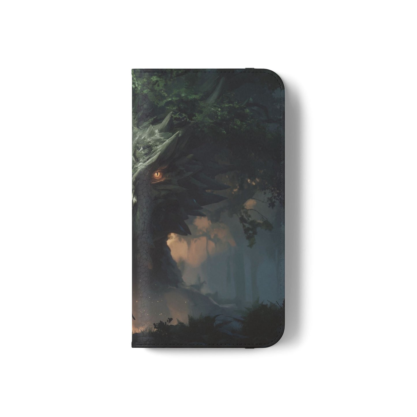 Guardian Beast Flip Cases – Moss-Clad Titan Facing the Wanderer