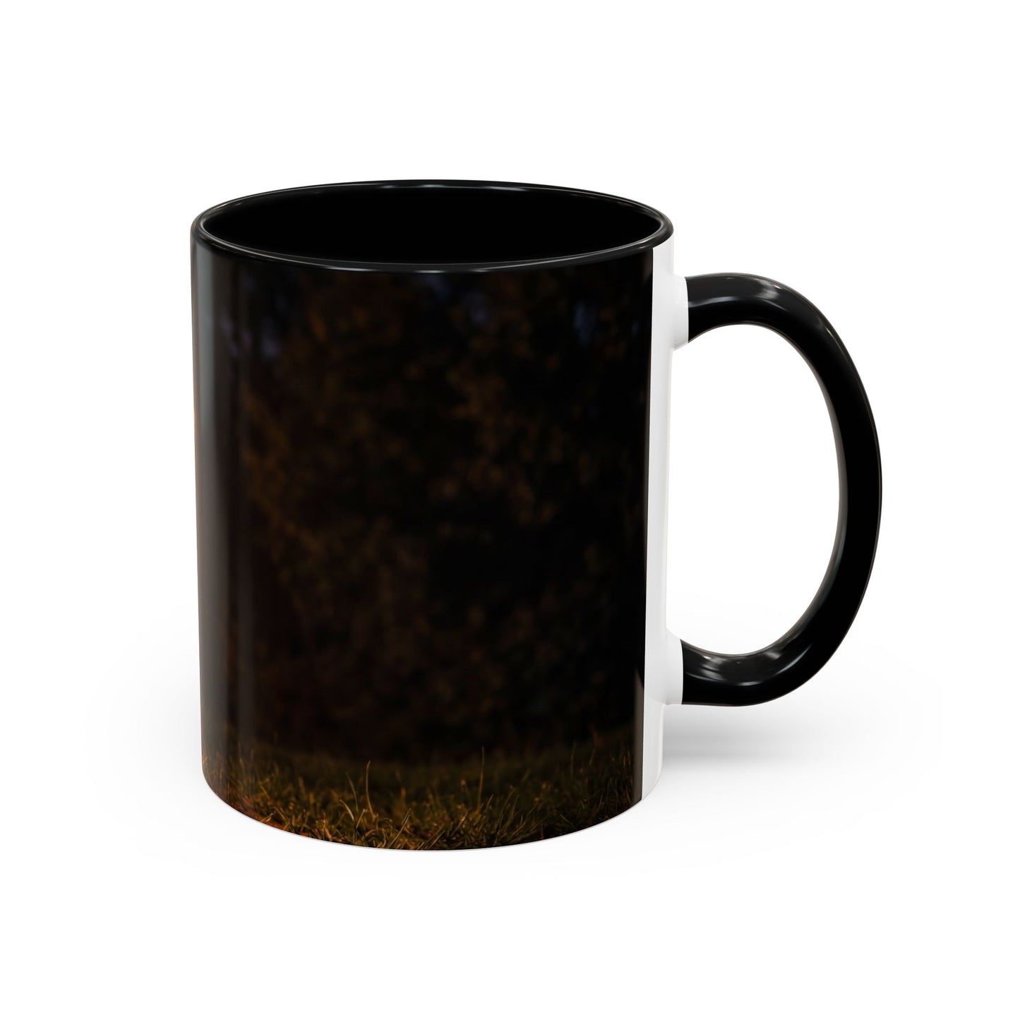 Chromatic Stag Accent Coffee Mug (11, 15oz) – Twilight Luminescence