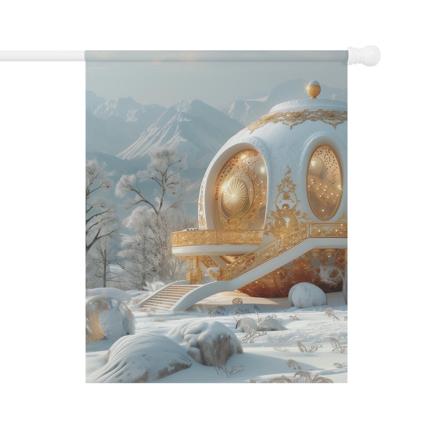 Rocket Launch Over Desert Canyons - Product