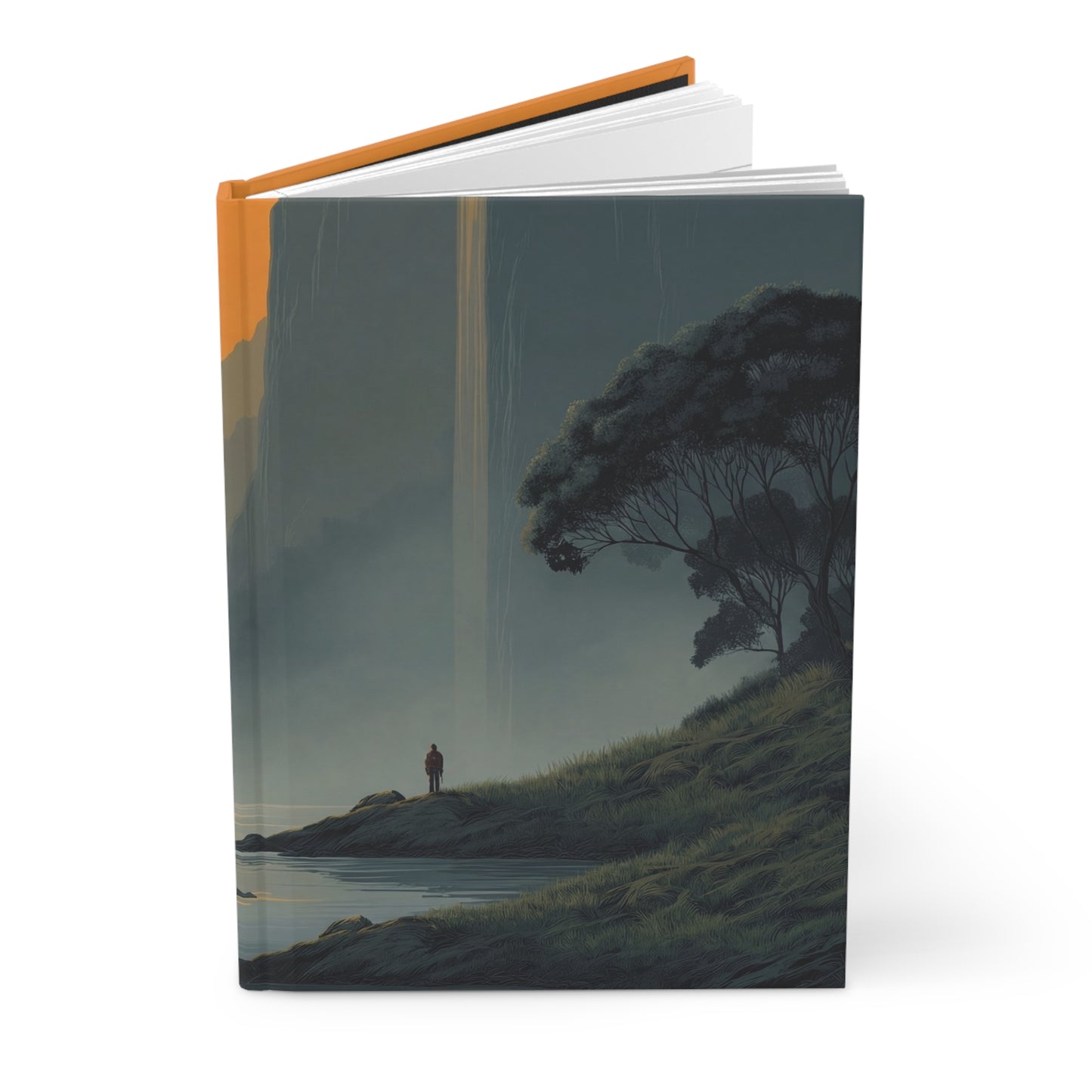 Moonlit Falls Journal – Where Earth and Sky Whisper Together