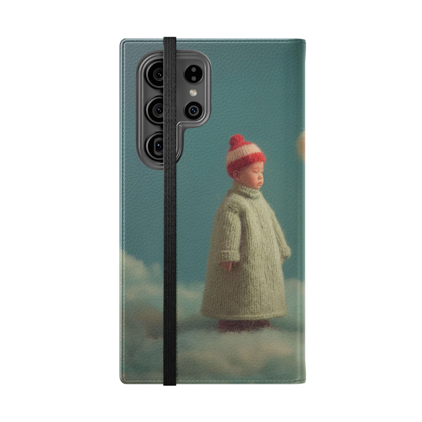 Woolly Dragon & Child Flip Cases – Cloudside Guardians