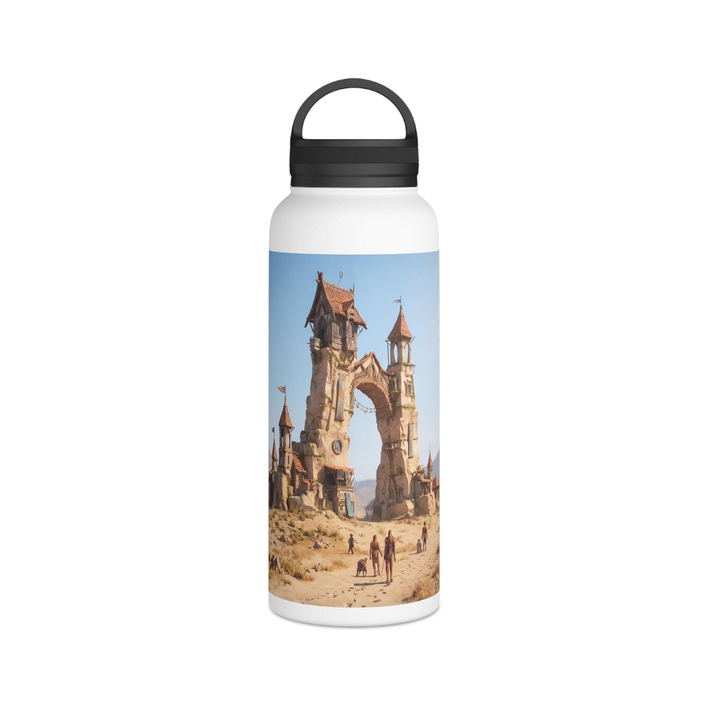 Desert Citadel Water Bottle – Sun-Kissed Oasis Gateway