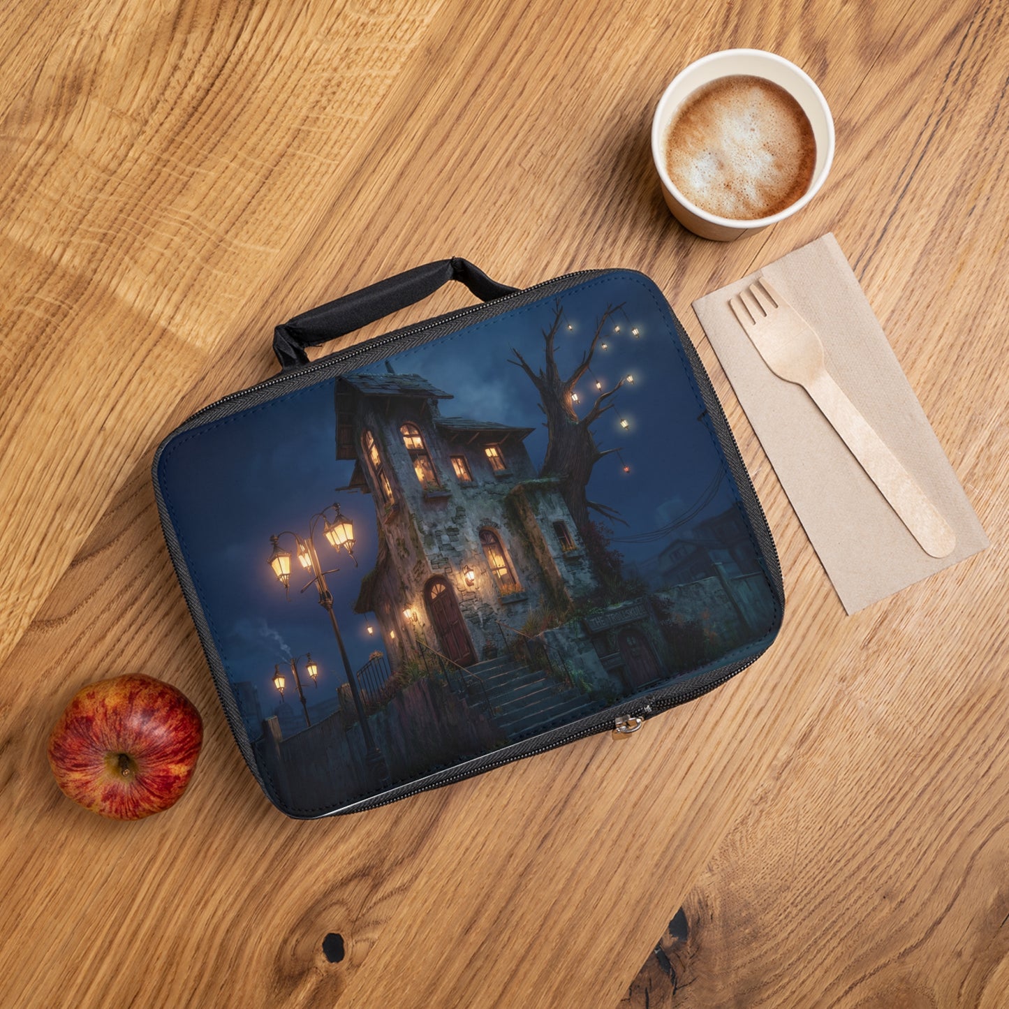 The Trollskull Inn Lunch Bag – Whimsical Nightlight Cottage Escape