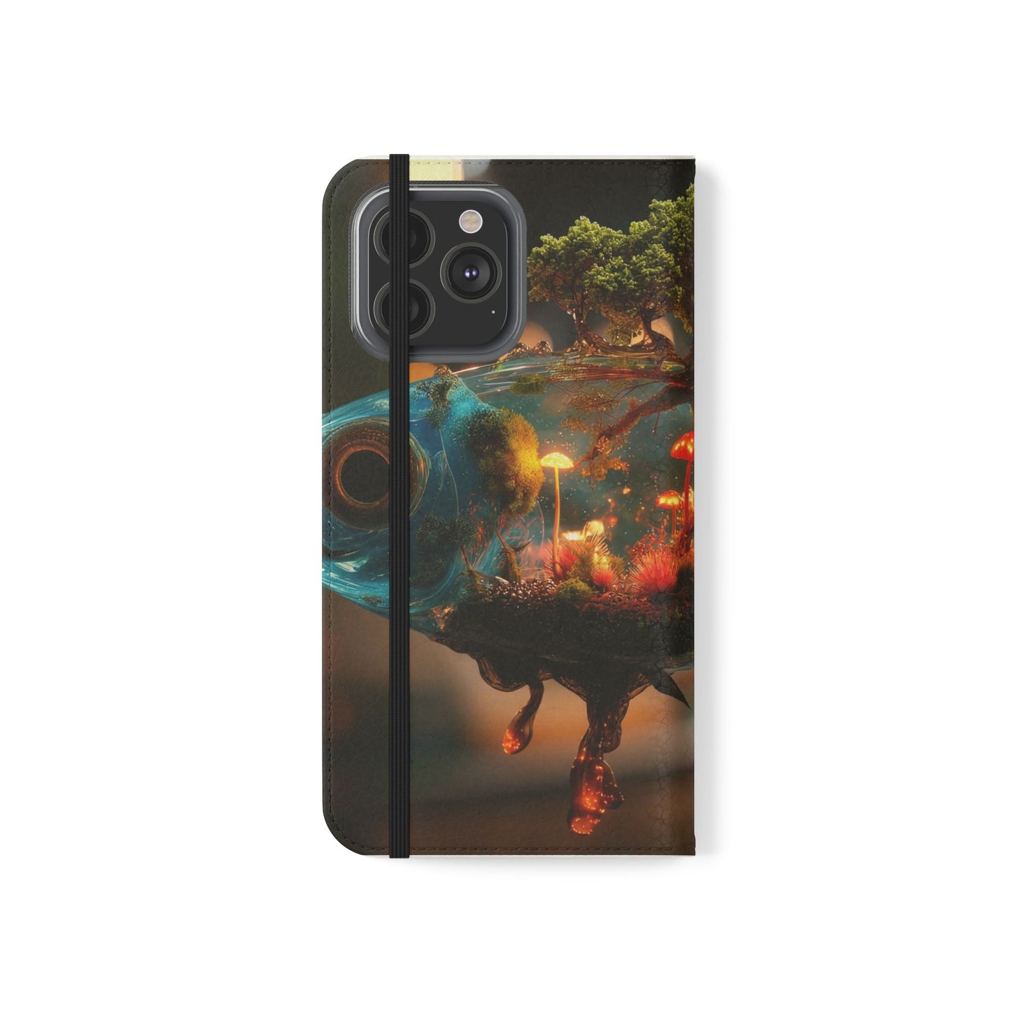 Forest Fish Flip Case – Liquid Glowwood Dreamscape