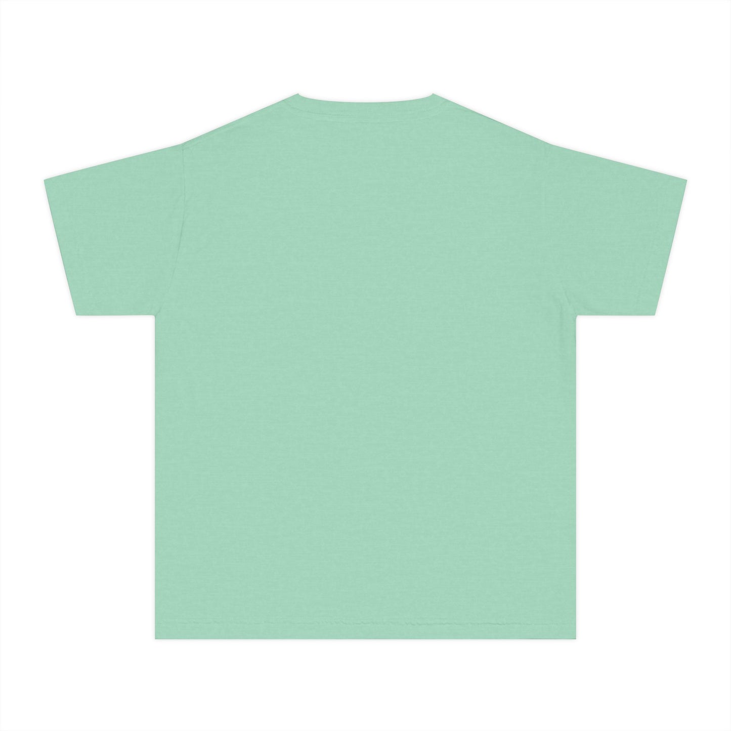 Golden Hour Wolf Youth Midweight Tee – Sunlit Sentinel Graphic
