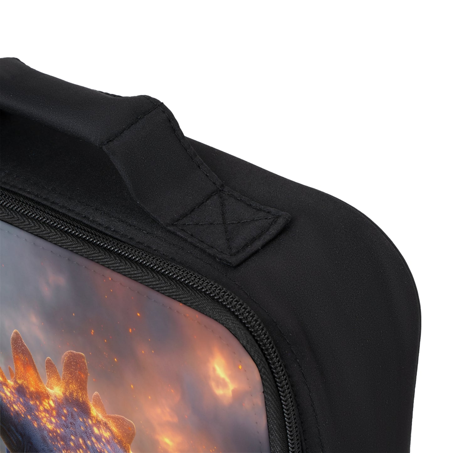 Celestial Stegosaurus Lunch Bag – Glowing Dinosaur in Twilight Waters