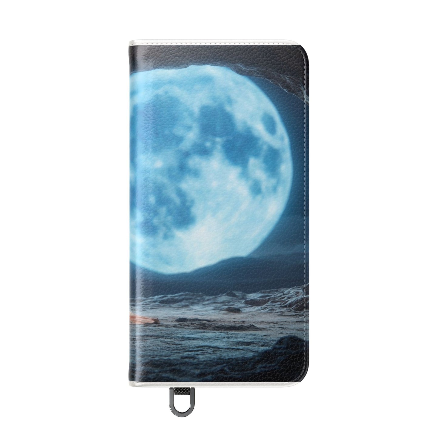 Lunar Meditation Flip Cases – Serene Monk Under Moonlight