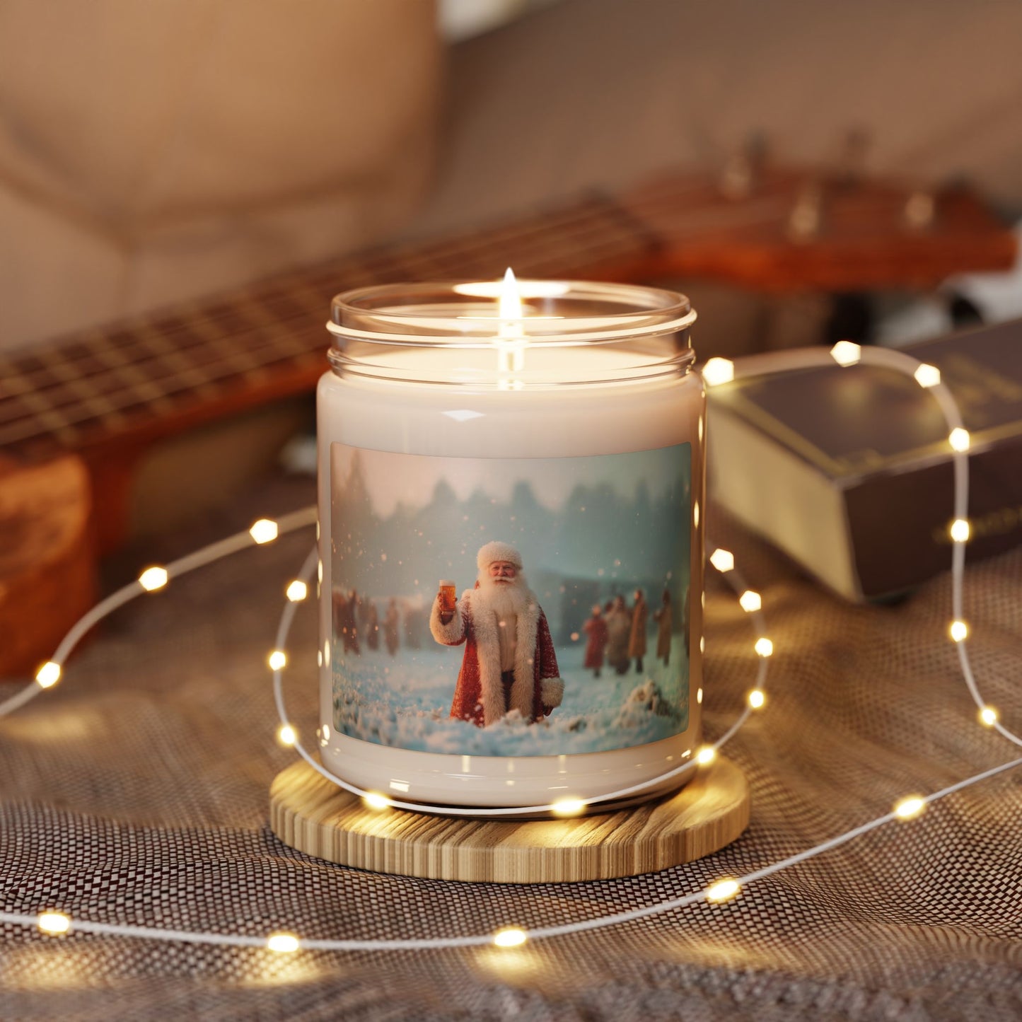 Santa’s Frosty Toast Scented Soy Candle, 9oz – Warmth in a Winter Wonderland