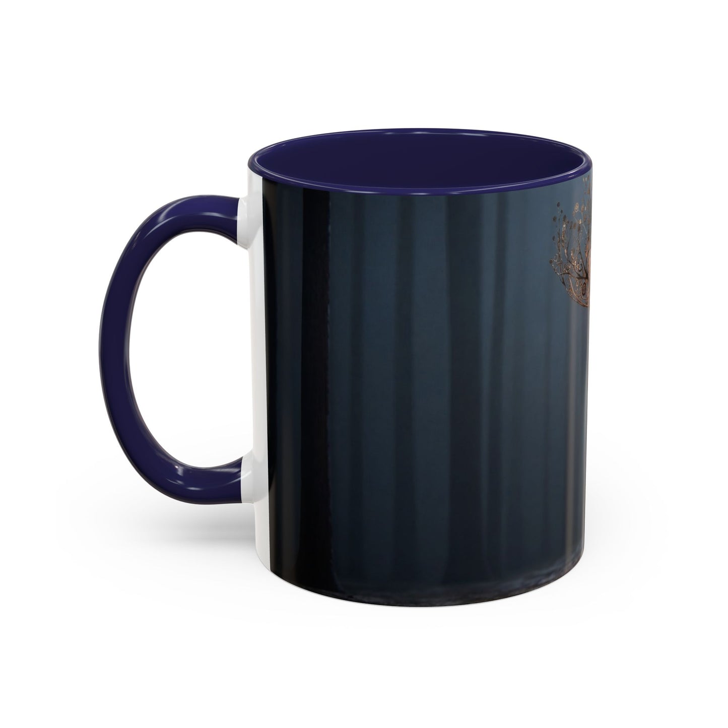 Clockwork Stag Accent Coffee Mug (11, 15oz) – Luminescent Forest Mechanism