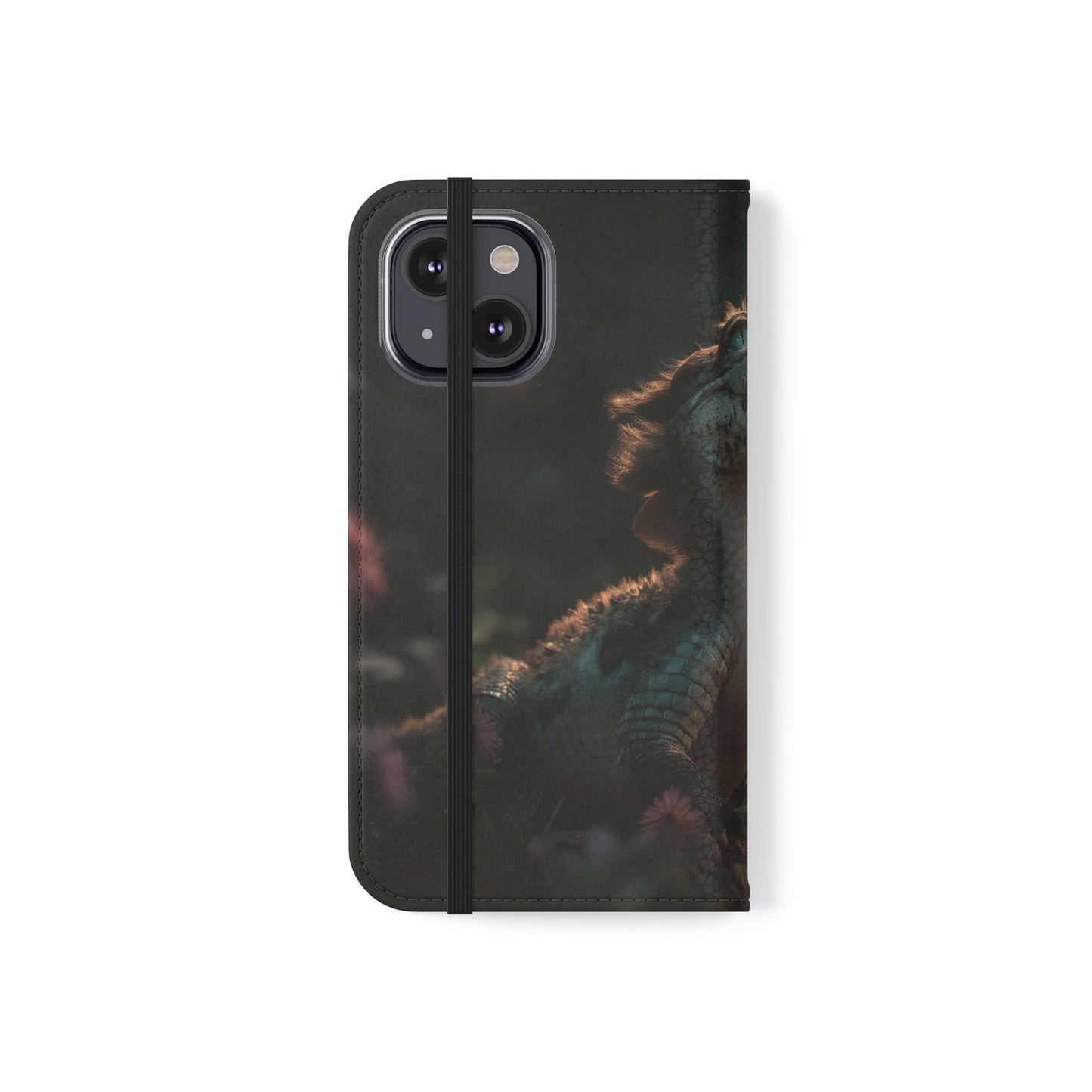 Crocodile Butterfly Flip Cases – Tender Guardian with Moth Companion