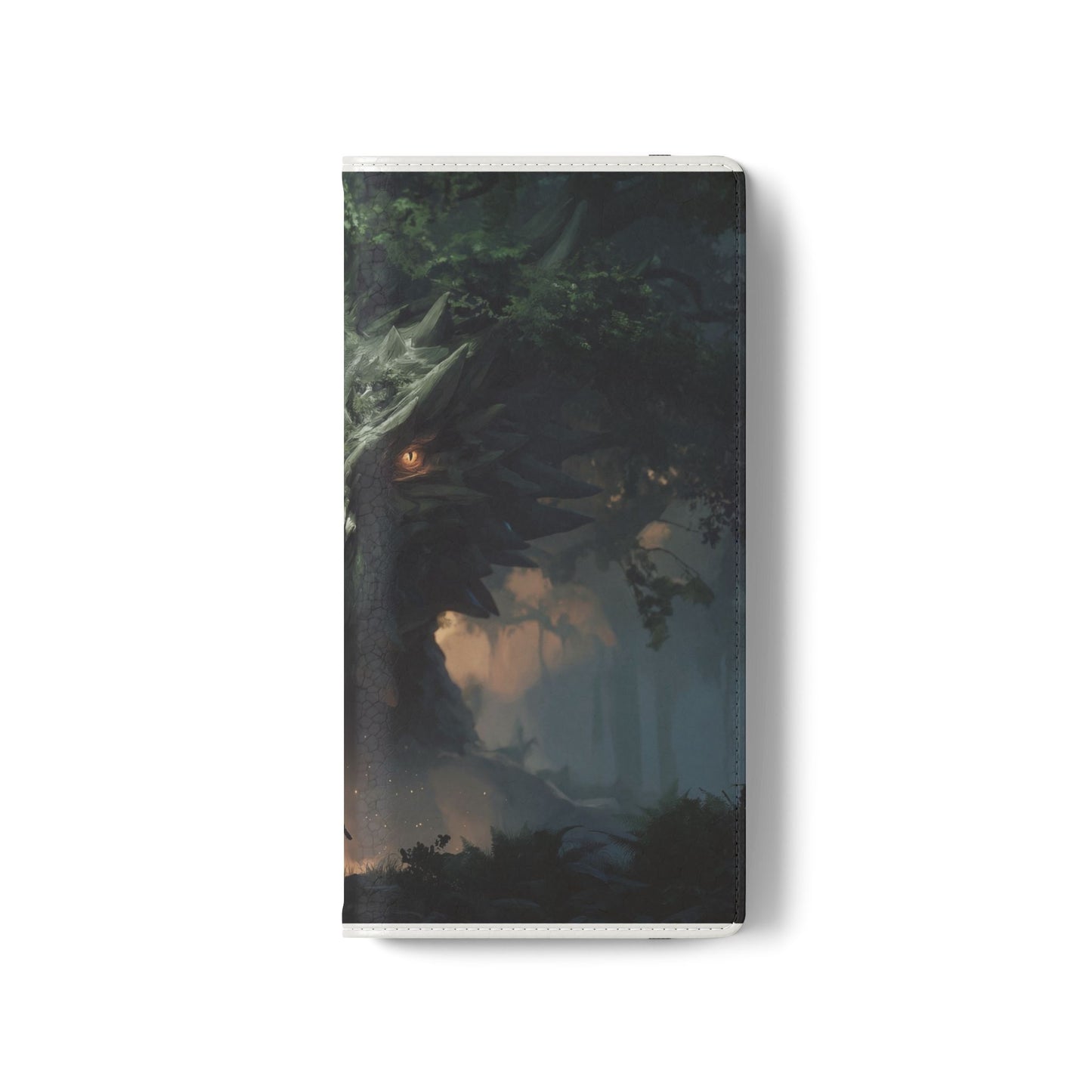 Guardian Beast Flip Cases – Moss-Clad Titan Facing the Wanderer