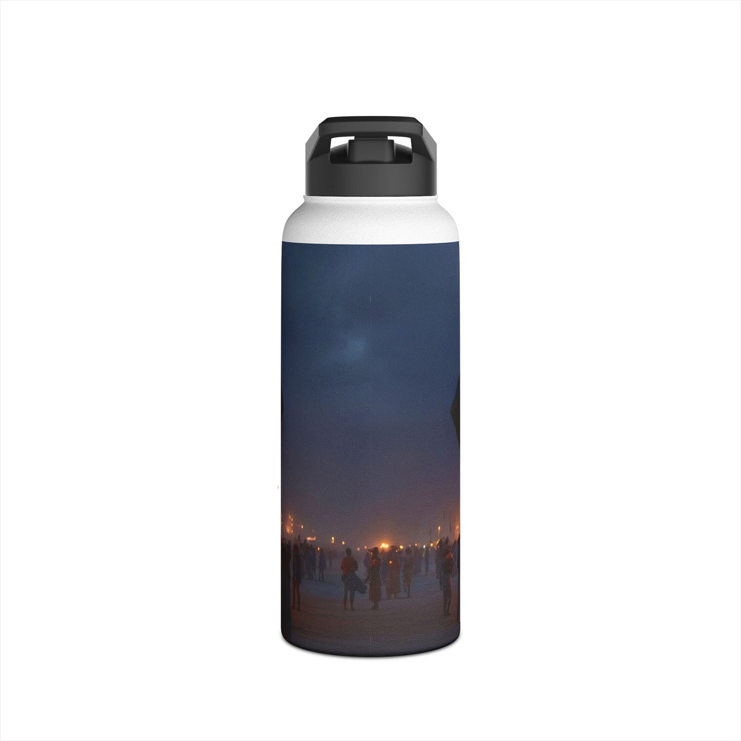 Celestial Cube Water Bottle – Gateway to a Starlit Ceremony