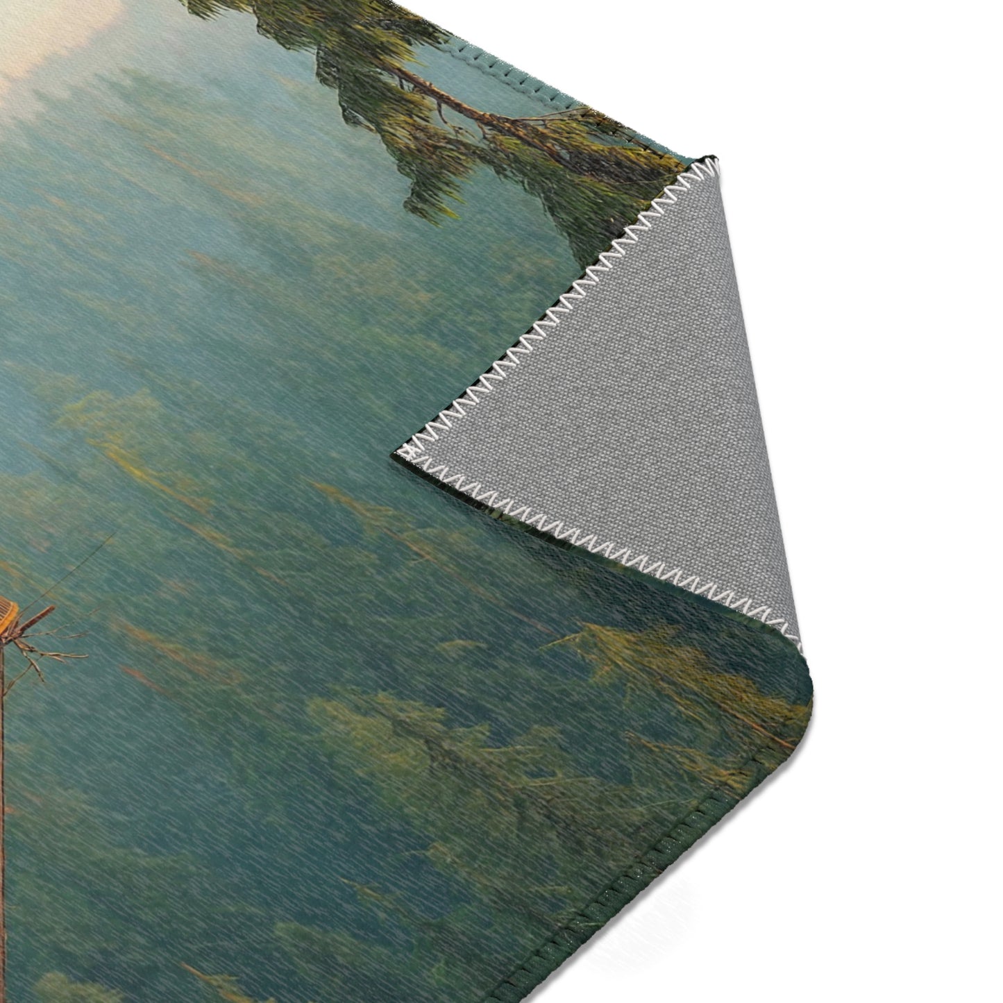 Treehouse Sentinel Area Rugs – Whispering Canopy Sanctuary
