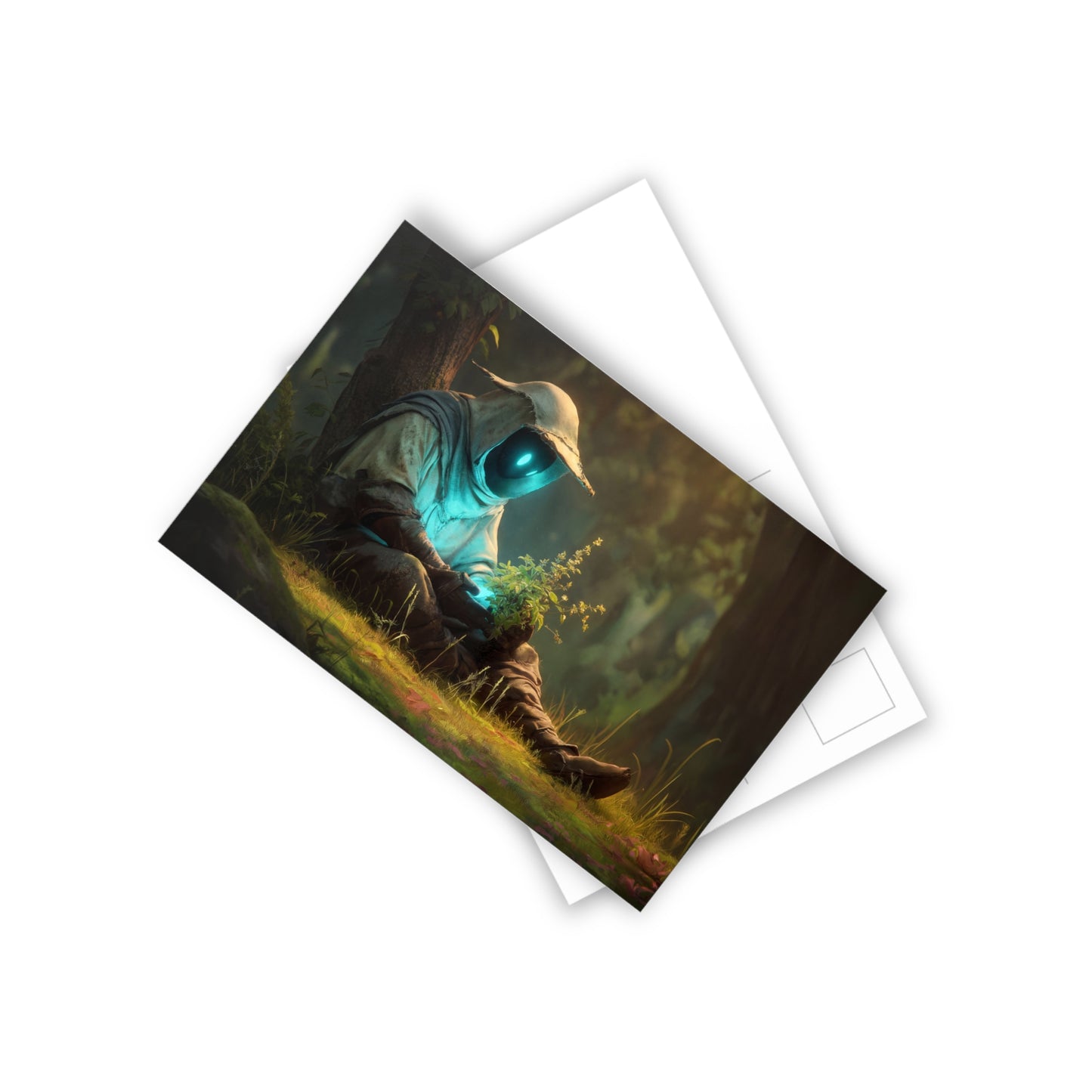 Forest Sentinel Postcards (10pcs) – Glowing Eye in Whispering Woods