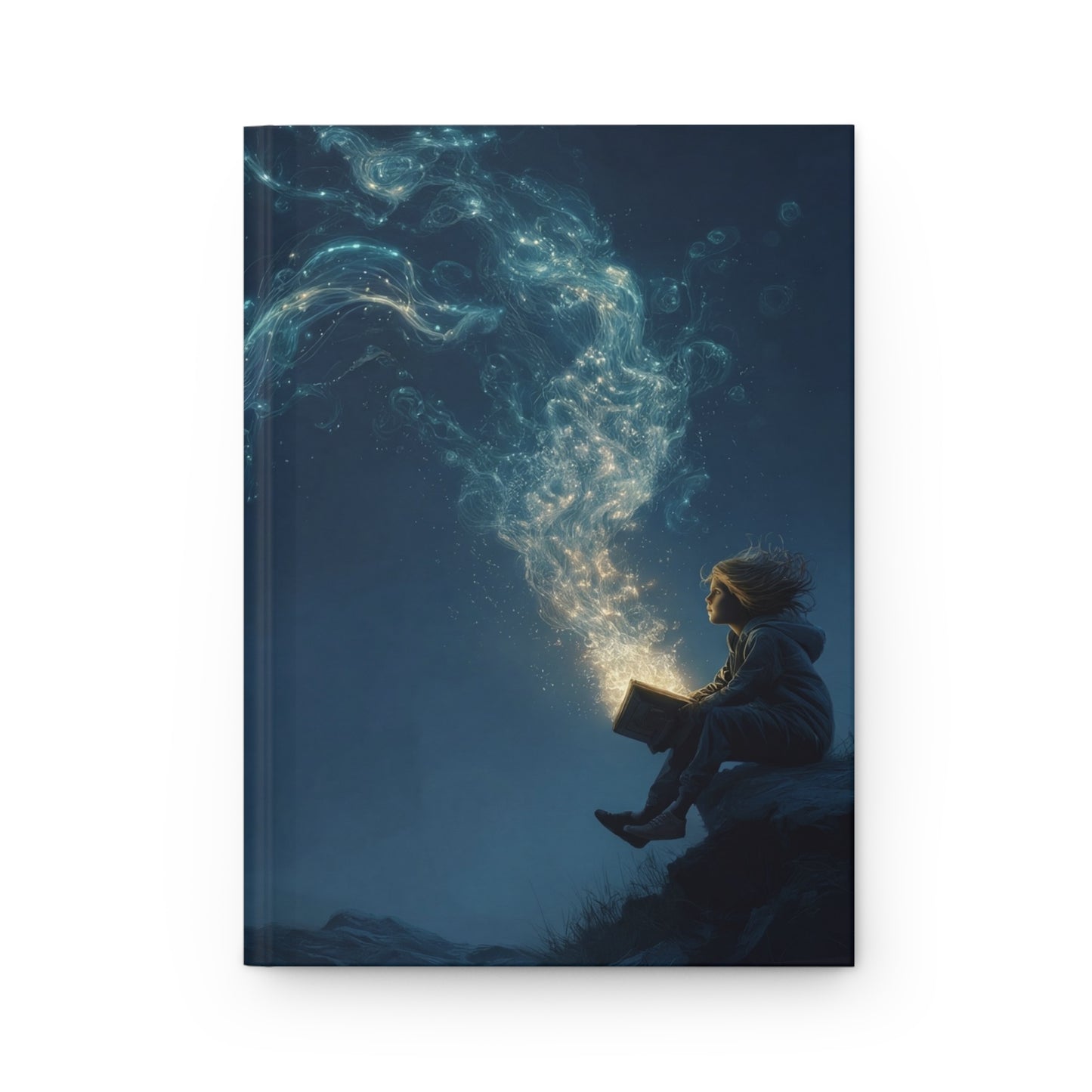 Starlight Whispers Hardcover Journal Matte – Where Pages Bloom Into Cosmos