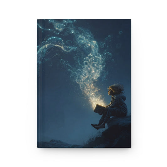 Starlight Whispers Hardcover Journal Matte – Where Pages Bloom Into Cosmos