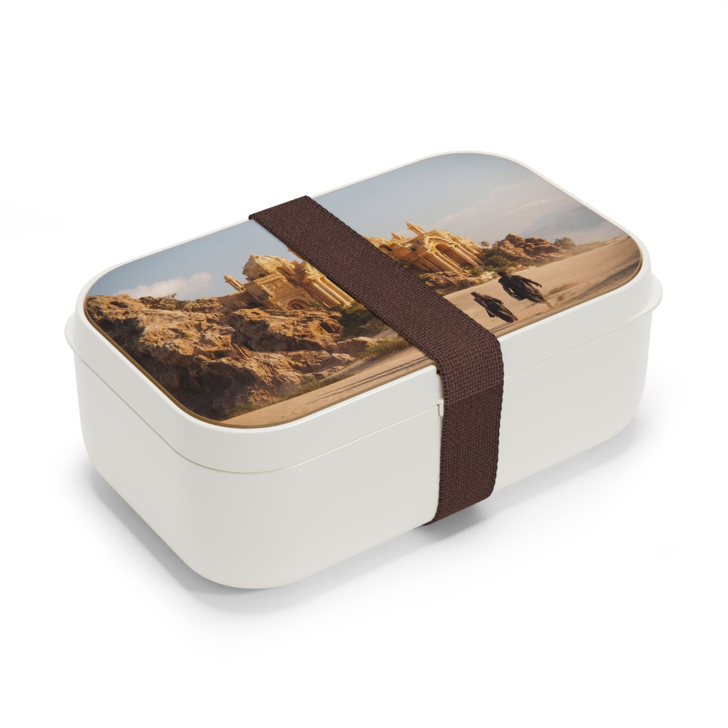 Desert Oasis Palace Bento Lunch Box – Golden Sands and Secret Threshold