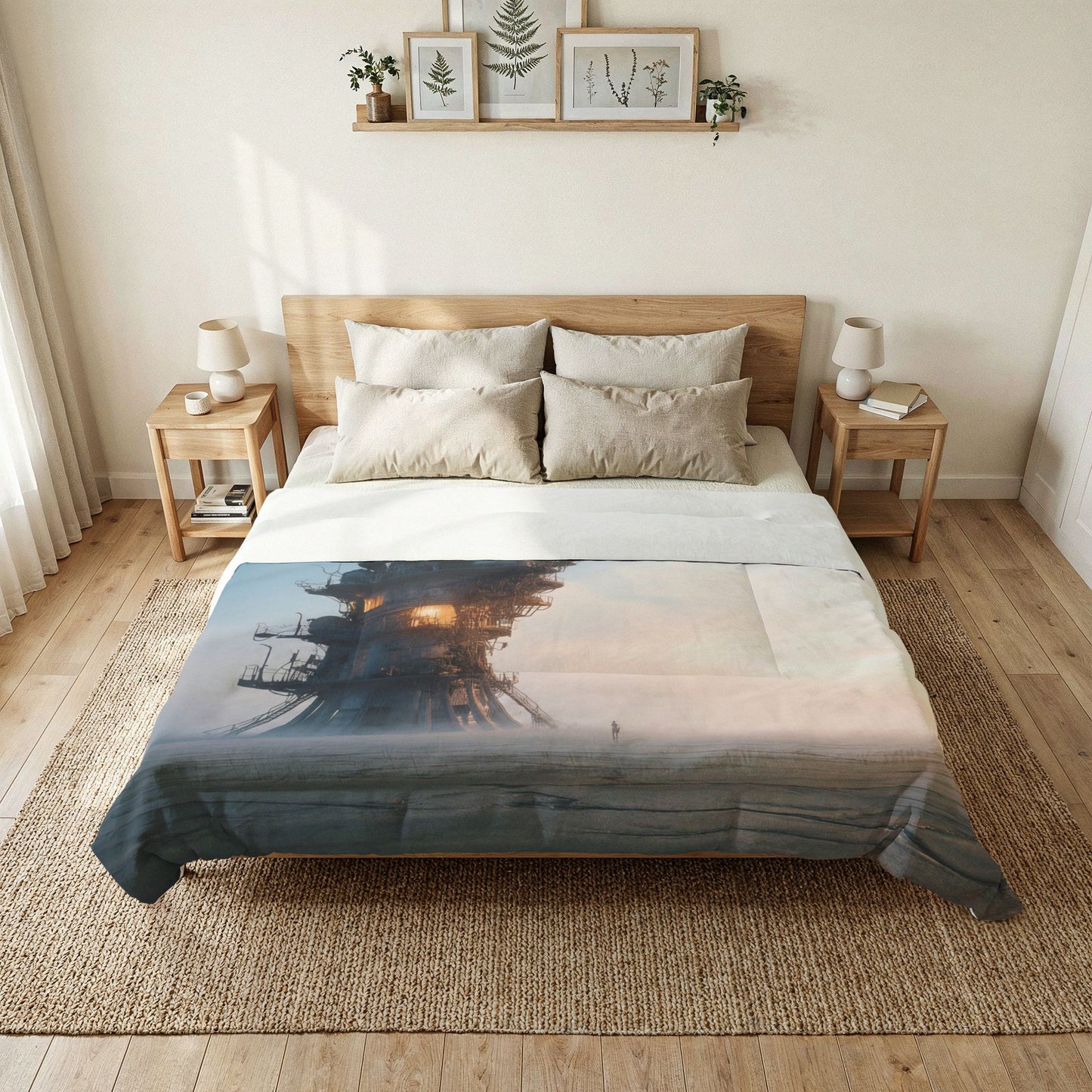 Rusty Spire Cotton Comforter – Steamworks Sentinel Blanket
