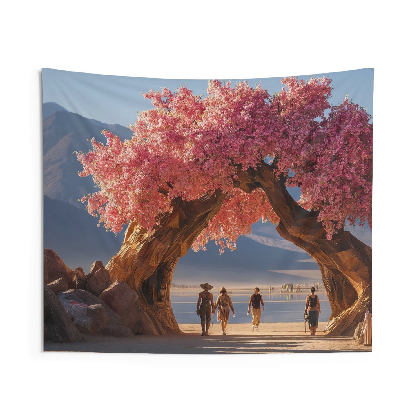 Blossom Archway Indoor Wall Tapestries – Desert Bloom Gateway