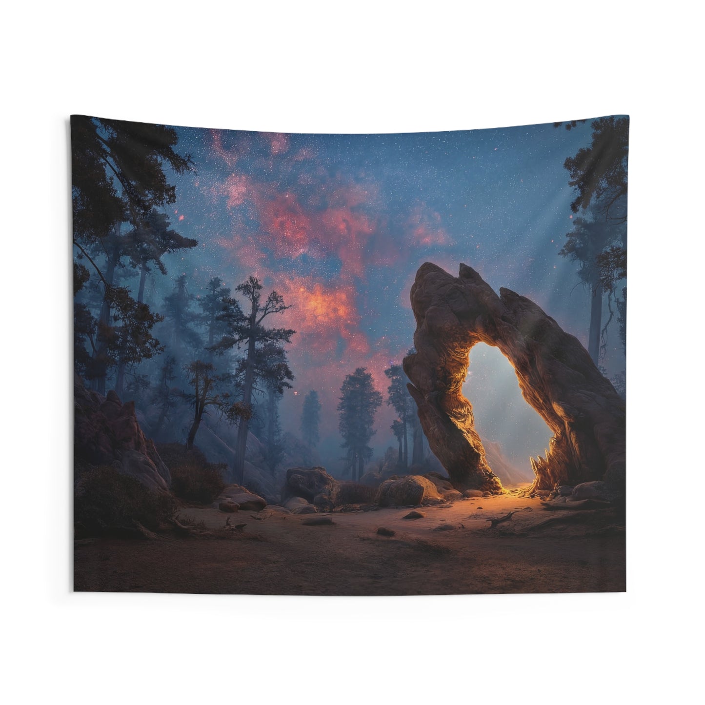 Celestial Archway Indoor Wall Tapestries – Gateway to the Milky Way