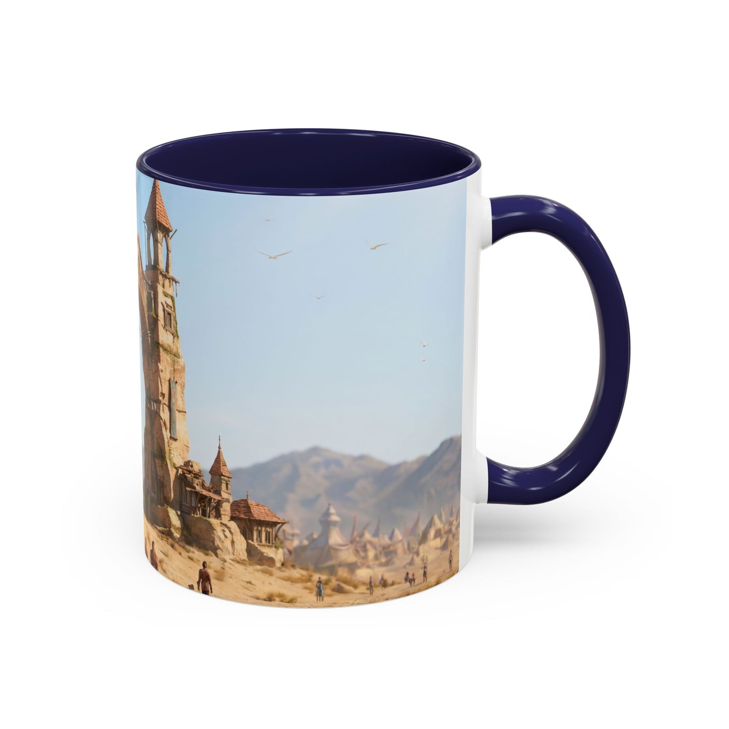 Desert Sentinel Archway Accent Coffee Mug (11, 15oz) – Sun-Scorched Cityscape