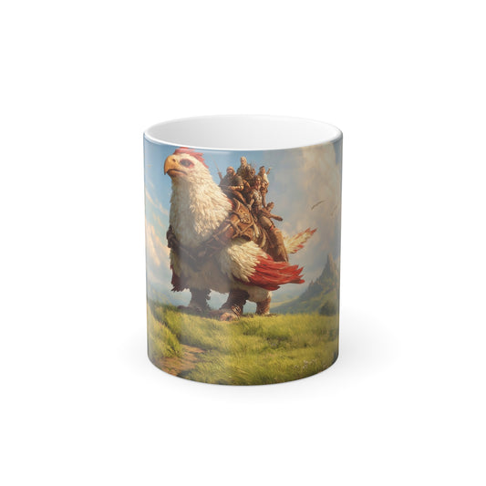 Griffin Riders Color Morphing Mug, 11oz – Golden Hour Horizon