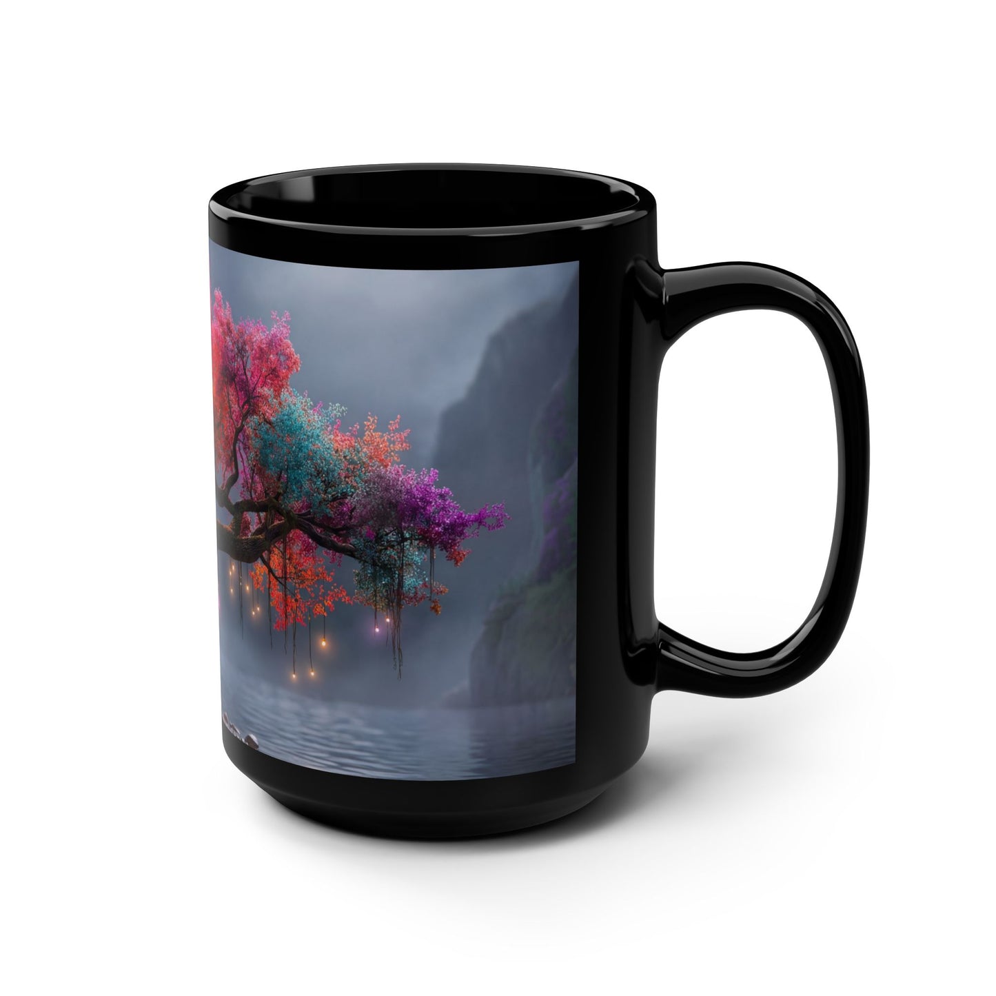 Prism-Leaf Tree Mug, 15oz – Rainbow Canopy Nightlight