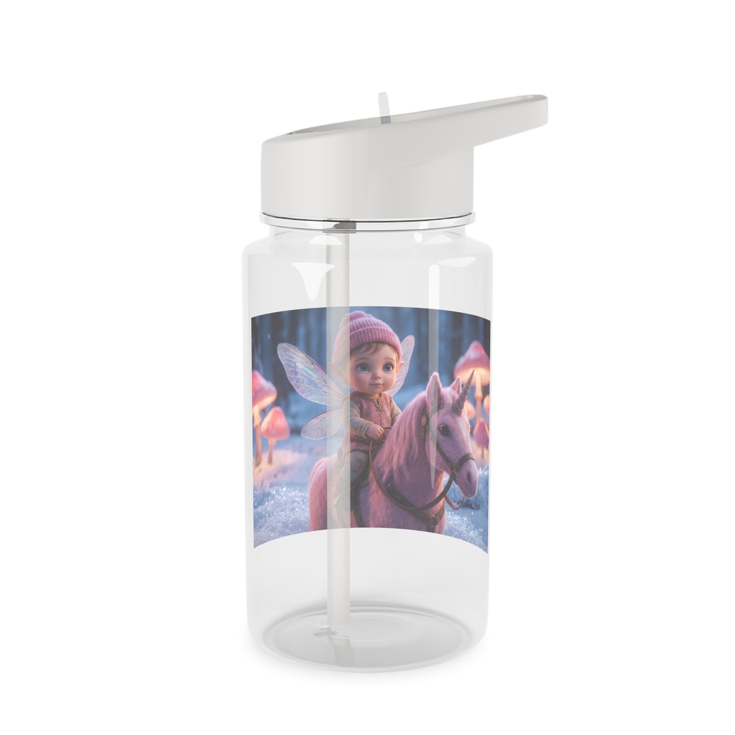Pink Unicorn Rider Tritan Water Bottle – Frosty Forest Companion