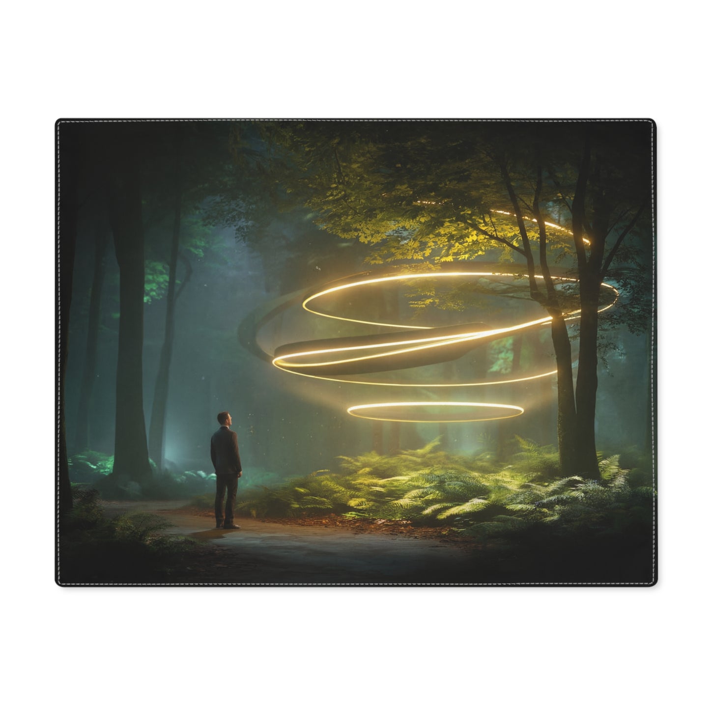 Celestial Vortex Placemat, 1pc – Whispering Forest Encounter