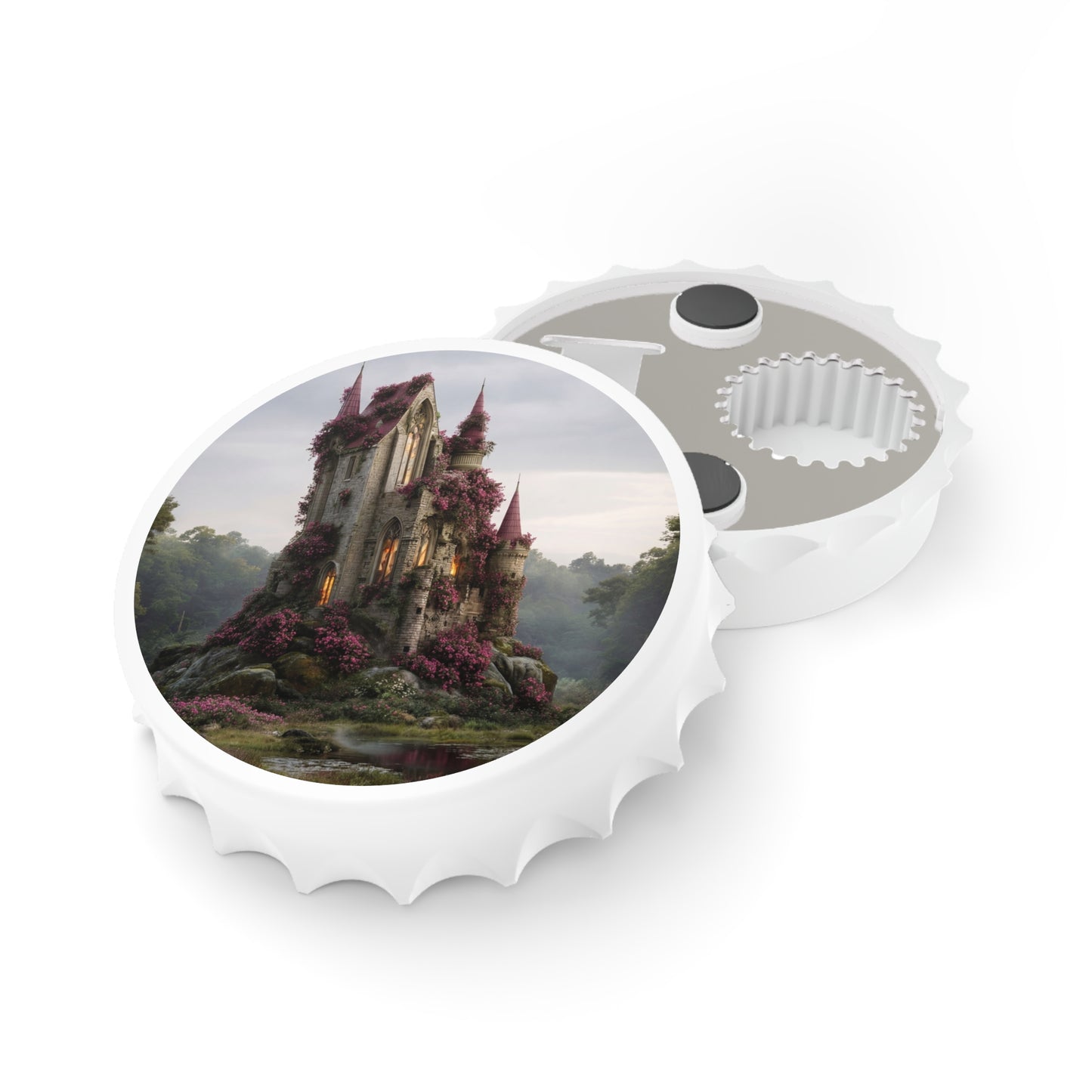 Rose-Spangled Castle Bottle Opener – Twilight Bloom Haven