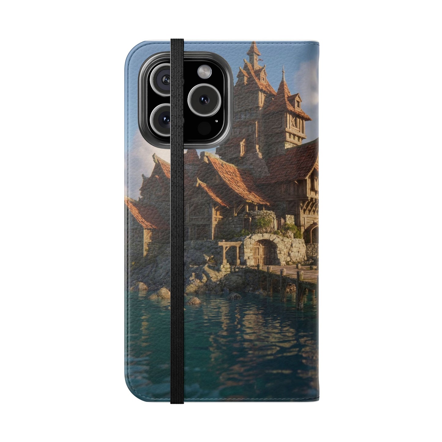 Cobblestone Harbor Flip Cases – Timber Town Seaside Walkway