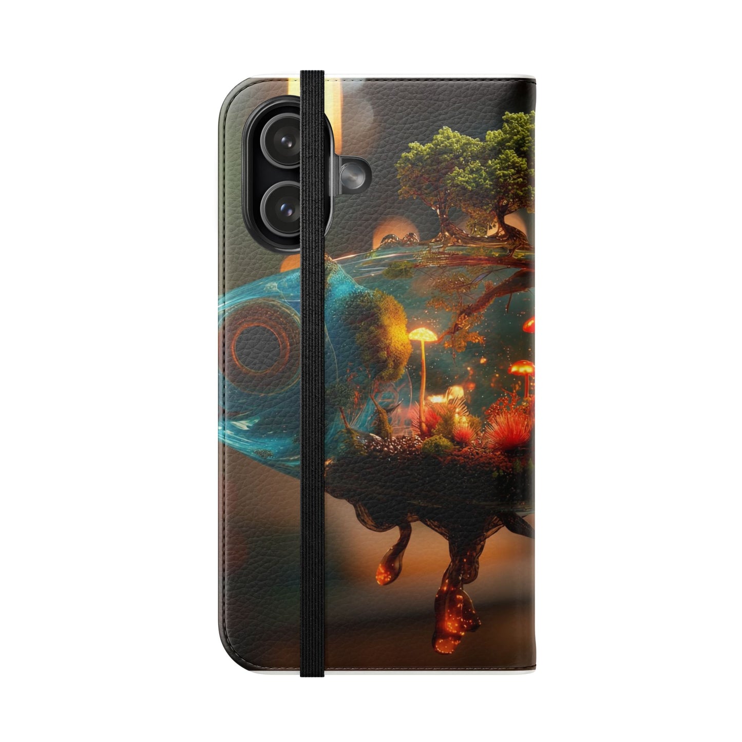 Forest Fish Flip Case – Liquid Glowwood Dreamscape