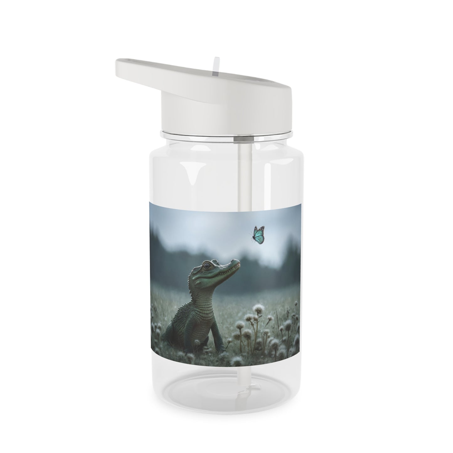 Gentle Croc Sentinel Tritan Water Bottle – Mossy Meadow Butterfly Encounter