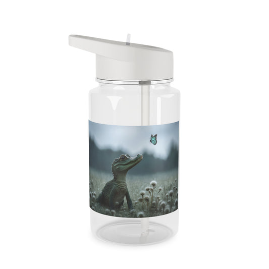 Gentle Croc Sentinel Tritan Water Bottle – Mossy Meadow Butterfly Encounter
