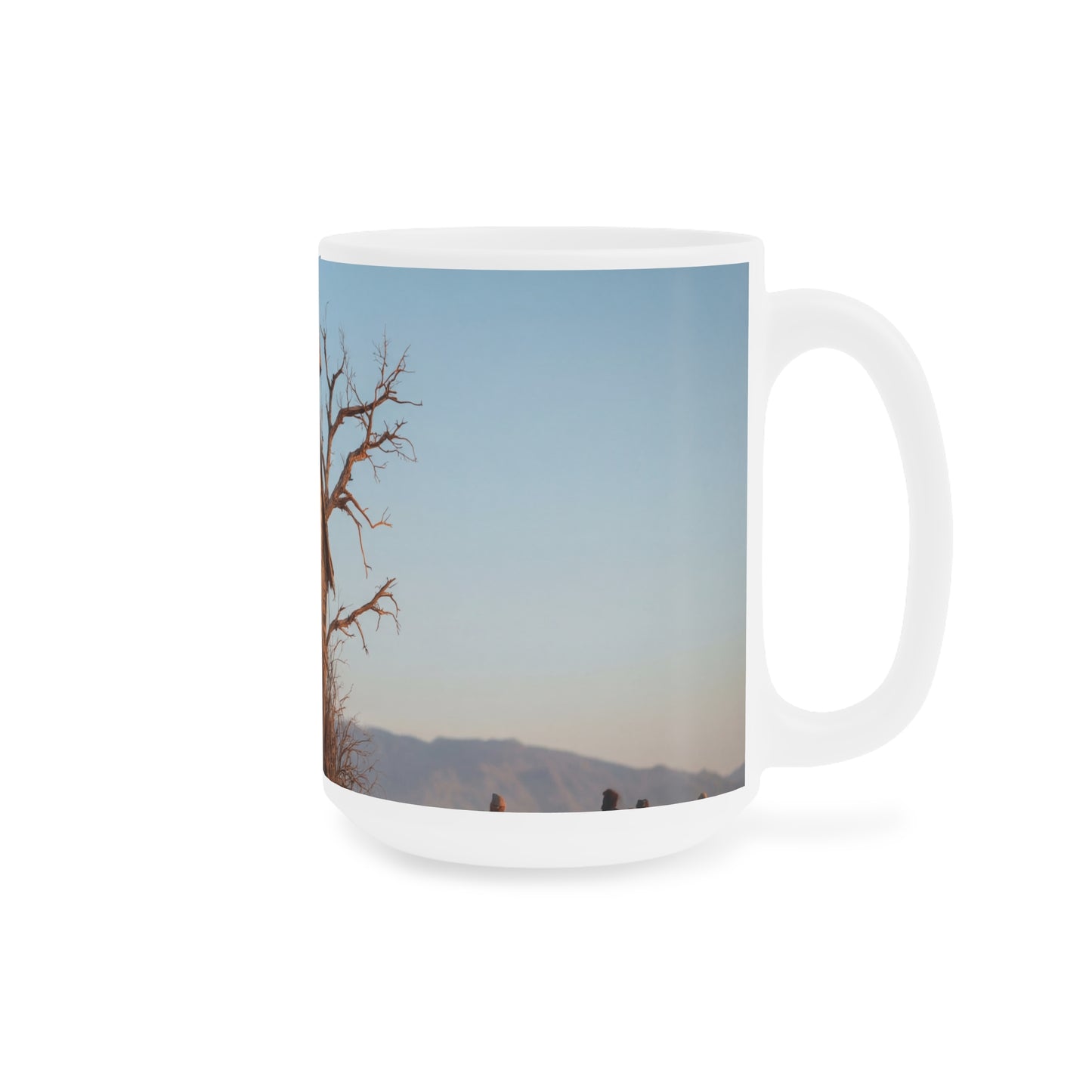 Clock Tower in the Drylands Ceramic Mugs (11oz\15oz\20oz) – Where Time Grows Wild