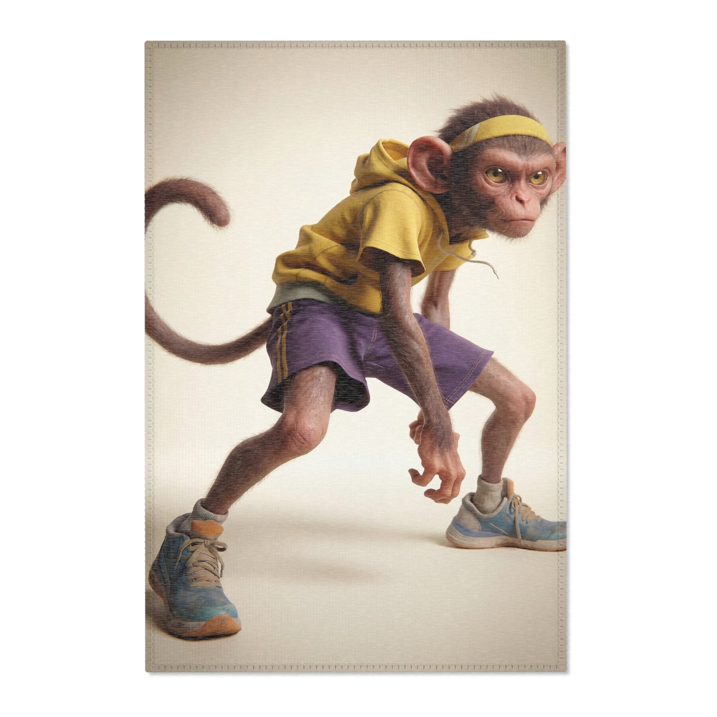 Streetwise Monkey Area Rug – Neon Alley Runner Dreamscape