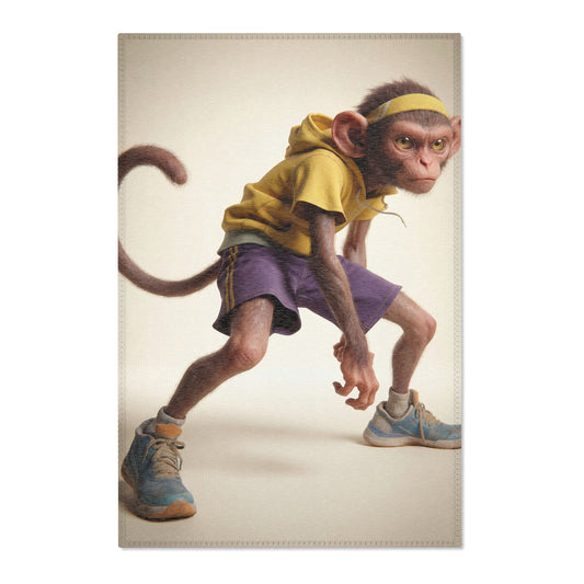Streetwise Monkey Area Rug – Neon Alley Runner Dreamscape