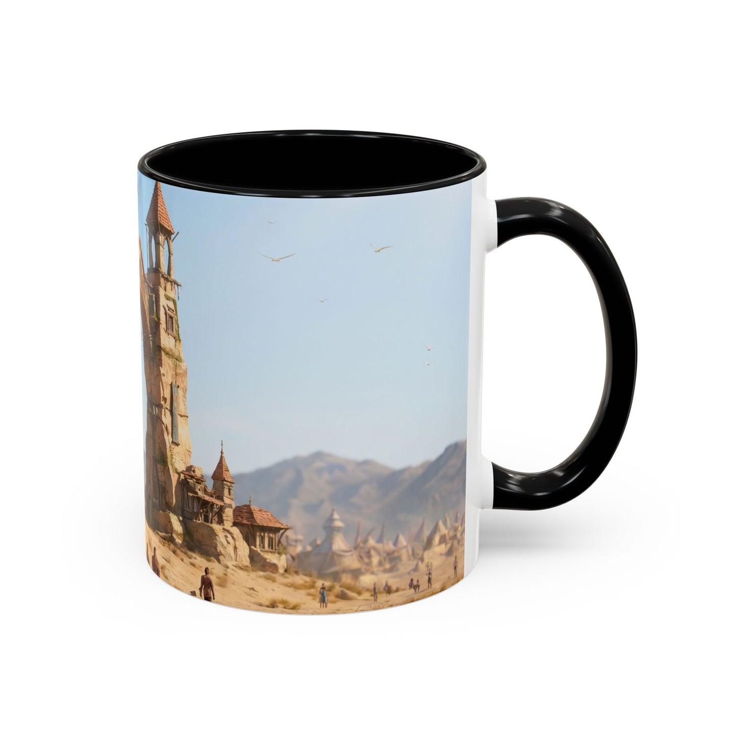 Desert Sentinel Archway Accent Coffee Mug (11, 15oz) – Sun-Scorched Cityscape