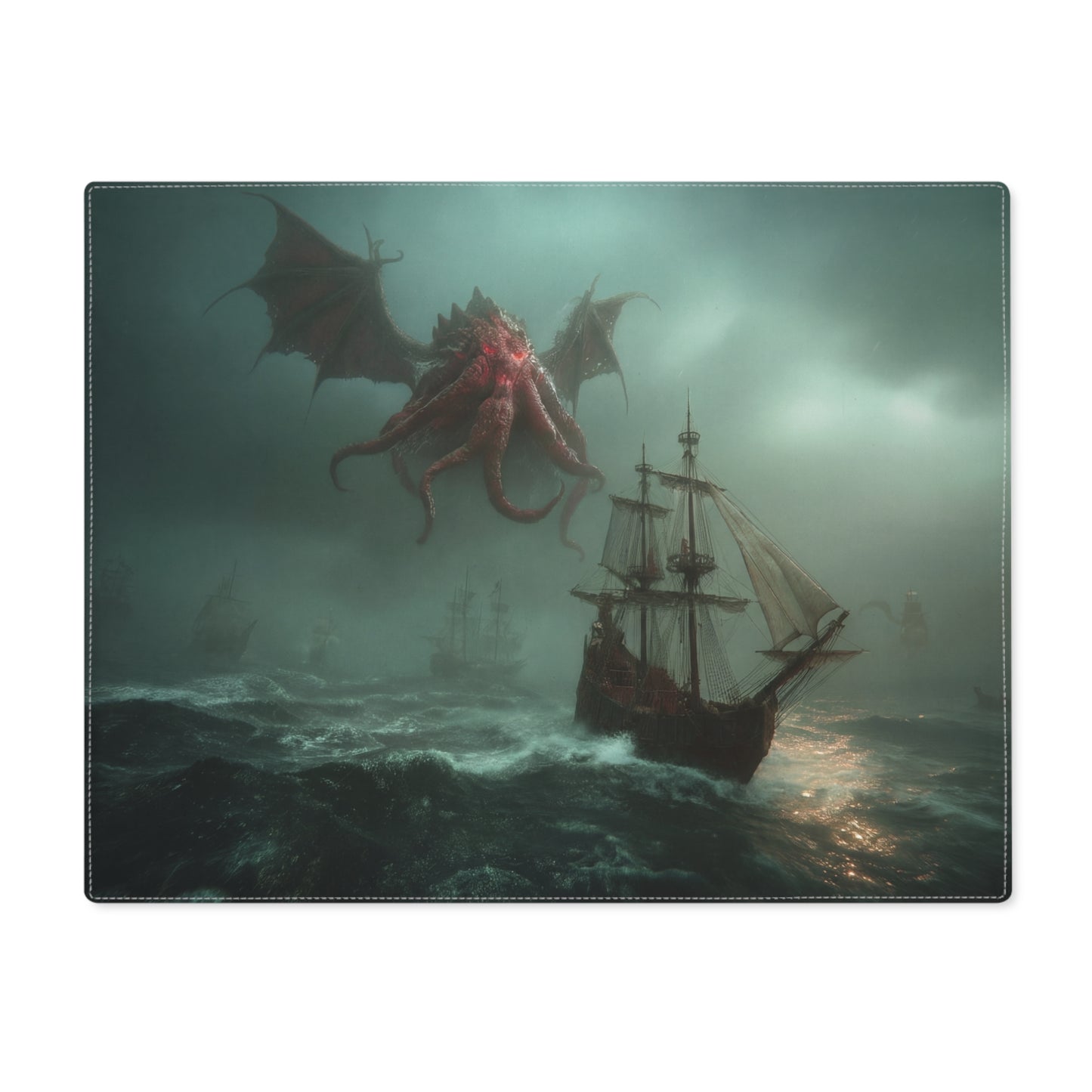 Leviathan’s Wrath Placemat – Storm-Scoured Seascape